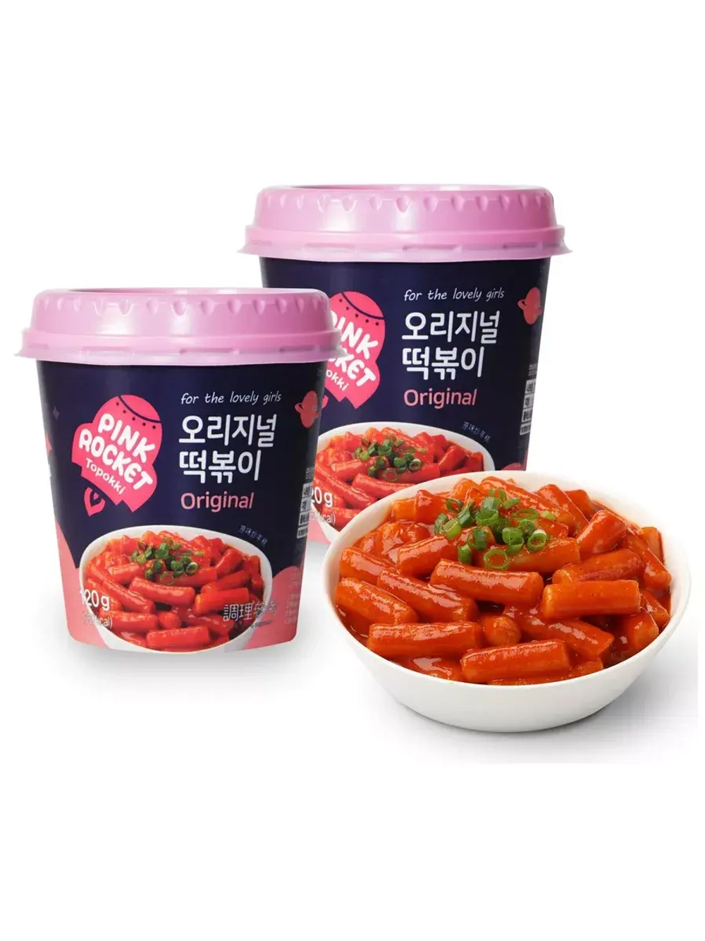 Рисовые клецки Токпокки Оригинальный вкус 120 г * 2 шт
