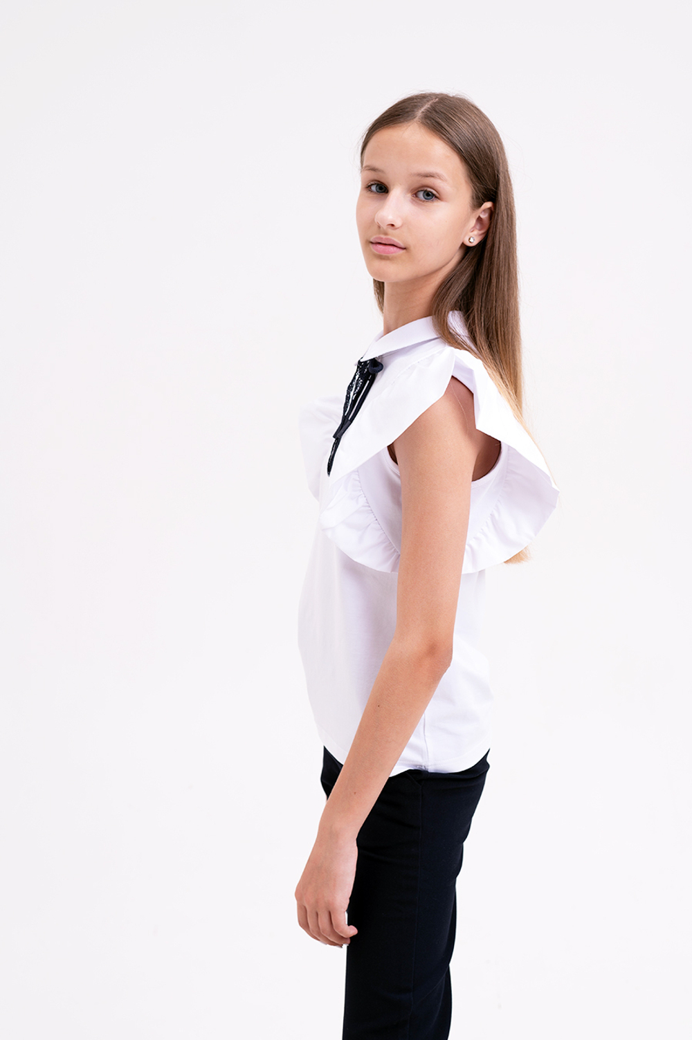 Блуза к/р трикотаж. д/д DELORAS Z63479S