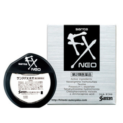 Глазные капли от усталости и покраснения FX NEO SANTEN