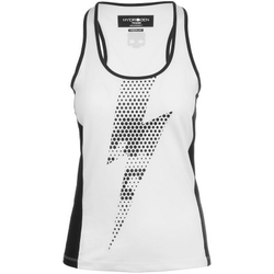 Женский топ теннисный Hydrogen Tech Thunderbolt Tank Top - white/black