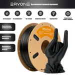 Пластик Eryone Carbon Fiber PETG 1.75mm 1kg Black-new