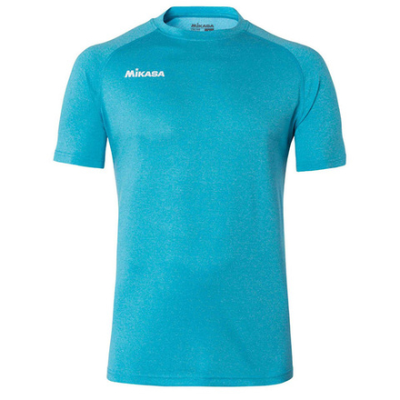 СЦ*Футболка MIKASA MT193-033-2XL, р.2XL, 100% полиэстер, бирюзовый