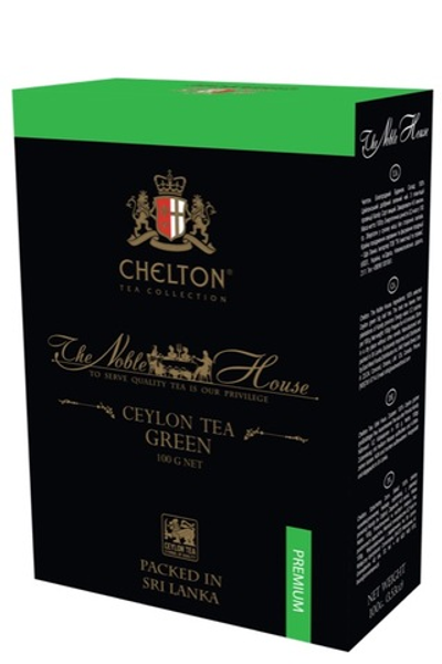 Chelton Благородный дом Чай зеленый крупн.лст 100гр/24  картон