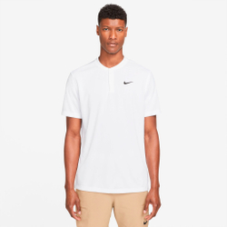 Мужское теннисное поло Nike Dri-Fit Blade Solid Polo Men - White