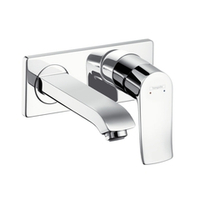 Смеситель для раковины настенный излив 165 мм Hansgrohe Metris,  31085000