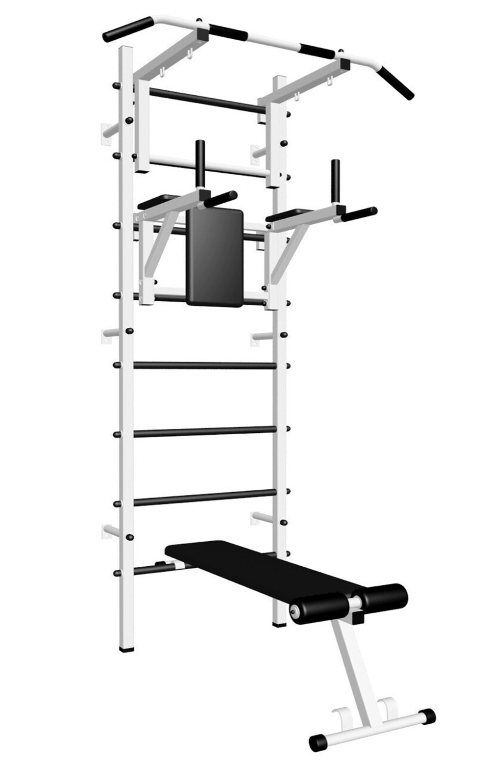 Шведская стенка Sv Sport 505 (Турник стандарт/Брусья/Скамья)