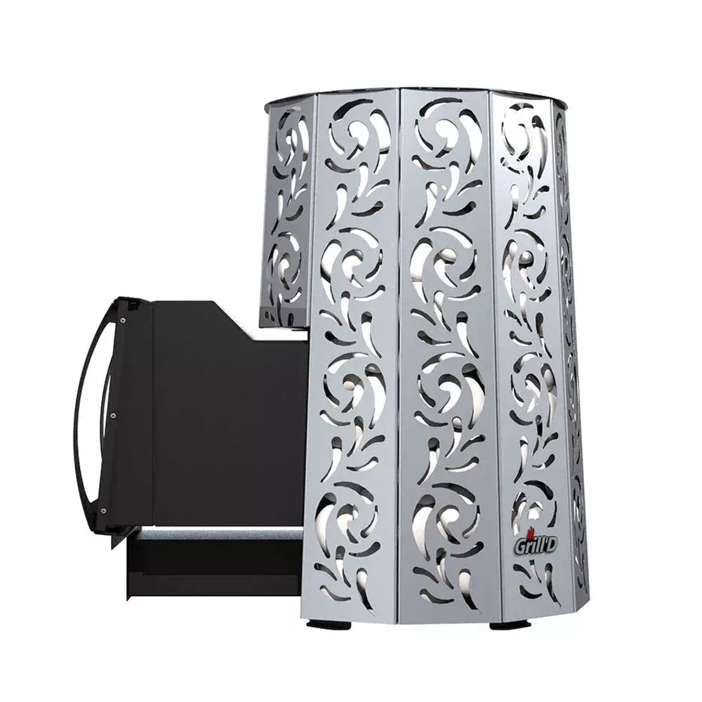 Дровяная банная печь Grill'D Violet 200 Long Max Pro