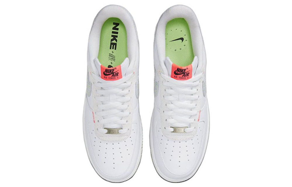 Nike Air Force 1 Low Low Top Casual Shoes White Grey