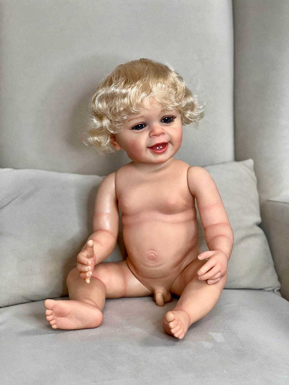 Кукла Реборн виниловая 55см в пакете (FA-012FVA)