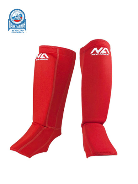 Защита голени Neoprene New Armor красный