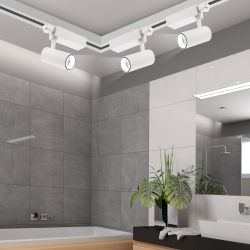 Трековый светильник трехфазный ЭРА SТR-30-36-30K-W20 светодиодный 20Вт 3000K белый