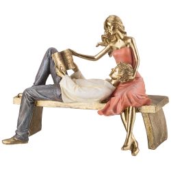 СТАТУЭТКА "ВЛЮБЛЕННЫЕ" 22,5*13*18 СМ. СЕРИЯ "ФЬЮЖН" (КОР=6ШТ.)