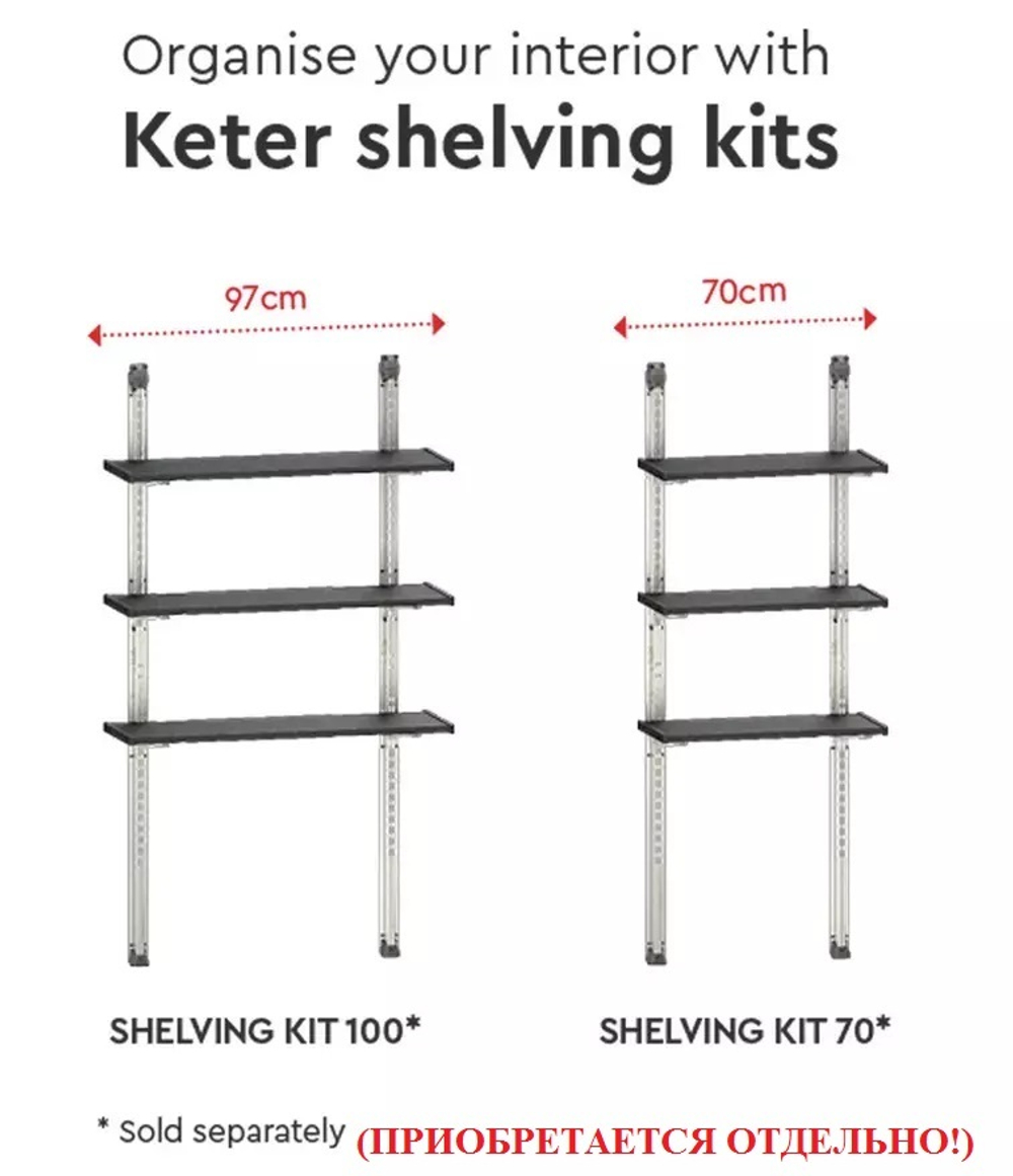 Пластиковый сарай Keter Manor Pent 6x6 beige