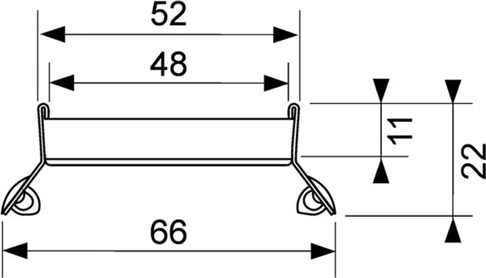 Основа для плитки TECEdrainline под облицовку плиткой "plate II", прямая, 1000