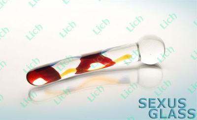 Гладкий стеклянный фаллоимитатор