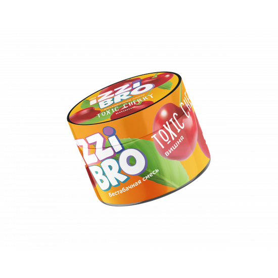 Бестабачная смесь IZZIBRO с ароматом Морозная вишня (TOXIC Cherry), 50 гр