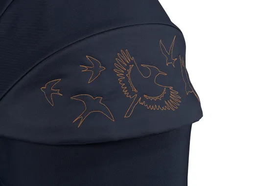 Коляска 2 в 1 Tutis Mio 3+ Limited Edition Midnight Swallow