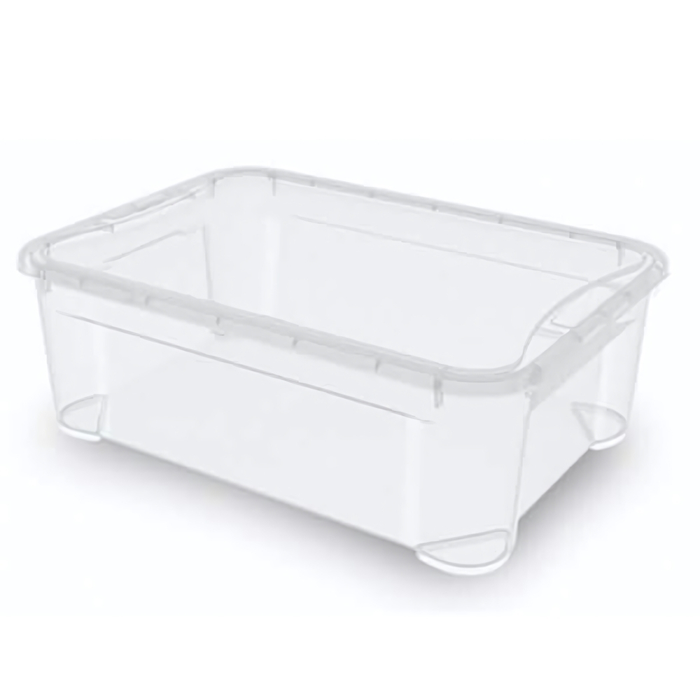 Ящик универсальный "кристалл м" 555х390х190 мм, 31л (бесцветный)