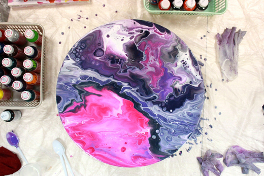 Мастер-класс Жидкий акрил "Fluid Art"