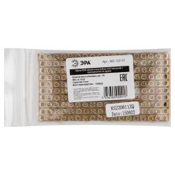 Шина ЭРА NO-122-07 PEN земля-ноль 6х9мм 16/2 латунная с креплениями по краям