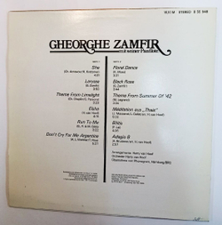 Винтажная виниловая пластинка Gheorghe Zamfir Gheorghe Zamfir Mit Seiner Panflote (GDR 1983)