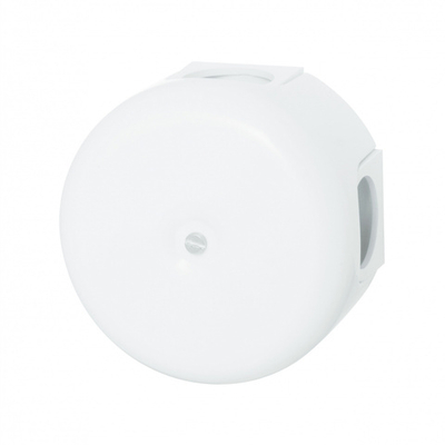 Распределительная коробка 78 мм, пластик, цвет Белый (4 кабельных ввода в комплекте) B1-521-21-K