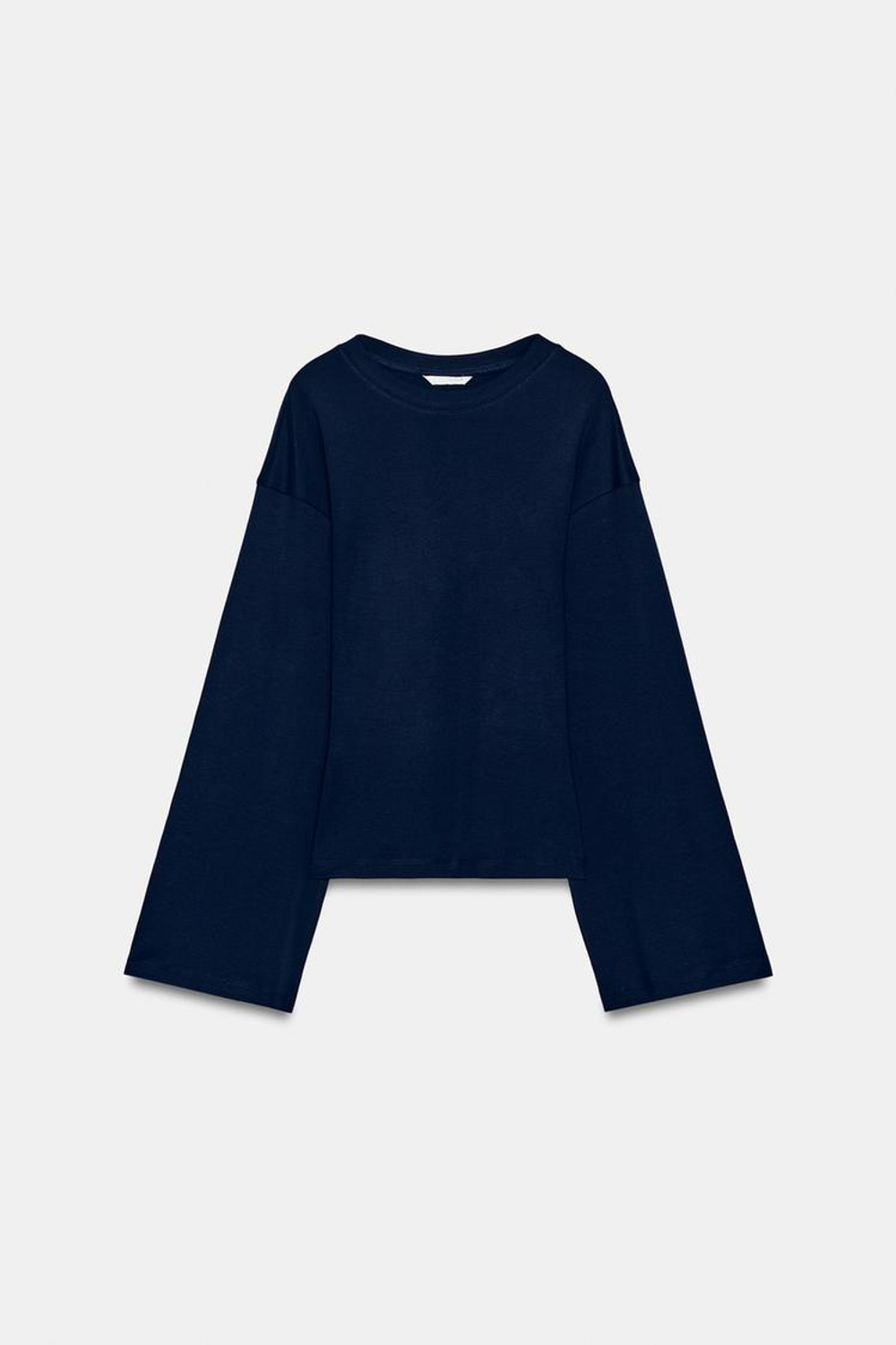 ZARA ПРИТАЛЕННАЯ ФУТБОЛКА SUPIMA®, МОРСКОЙ СИНИЙ