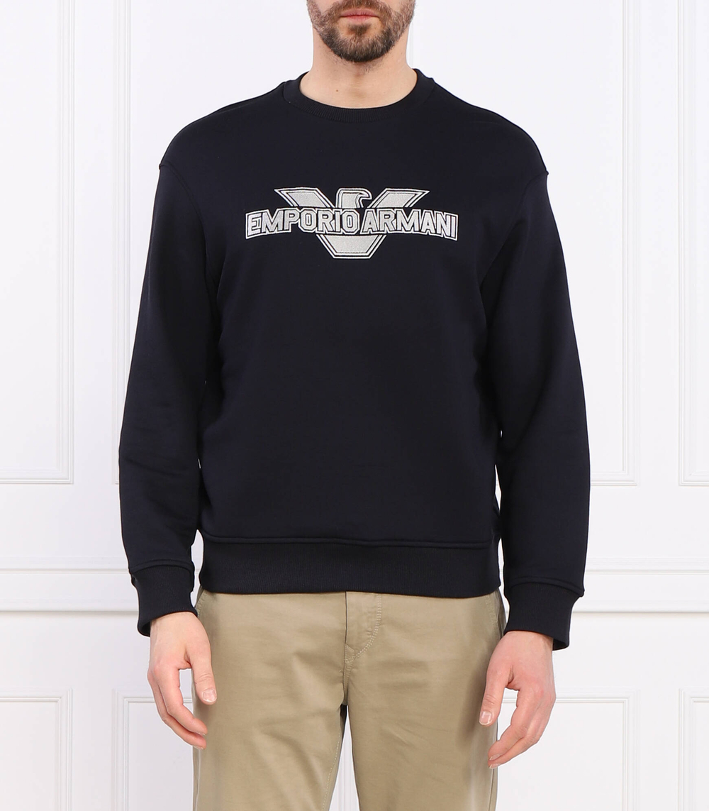 Худи Emporio Armani - темно-синий(3R1MDA 1JRIZ)