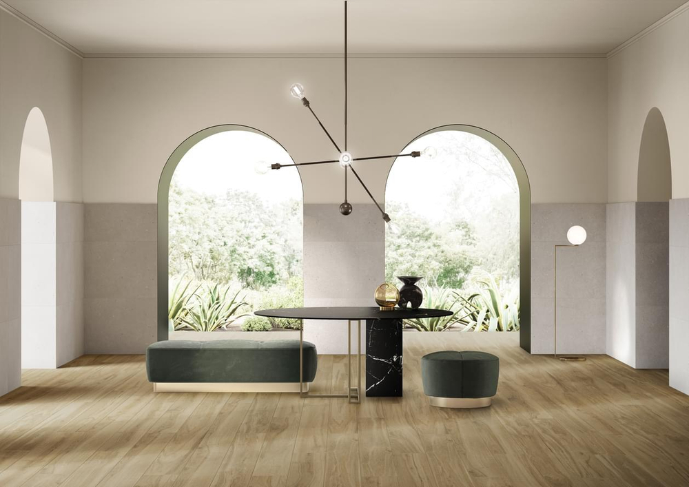 Vitra Walnut Бежевый Матовый 20x120