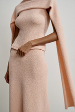 Шарф MELANIE, персиковый