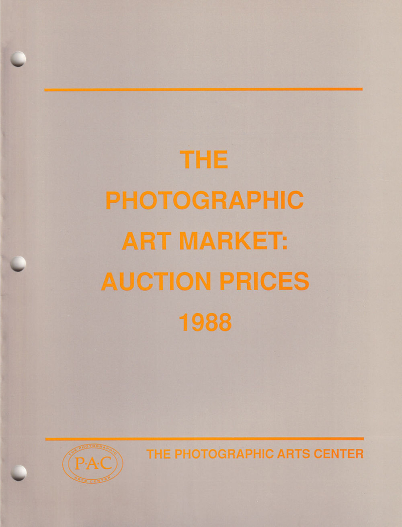 Каталог цен аукционов фотографий 1988 года