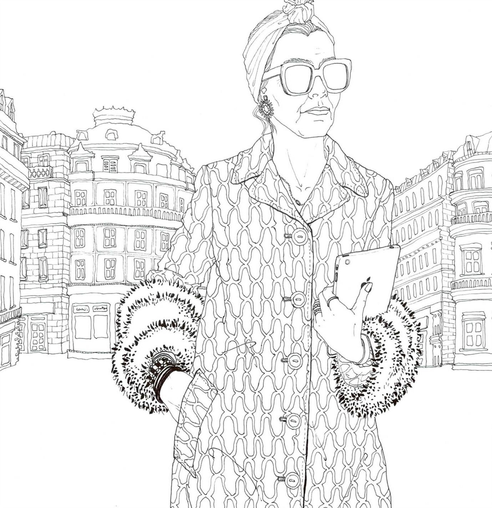 LOOK. Coloring Book