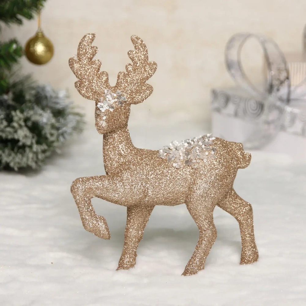 Фигурка новогодняя MAGIC «Стук копытц» 15*21*4 см, Шампань