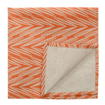 Салфетка сервировочная из хлопка с графичным принтом Колосья russian north, 45х45 см