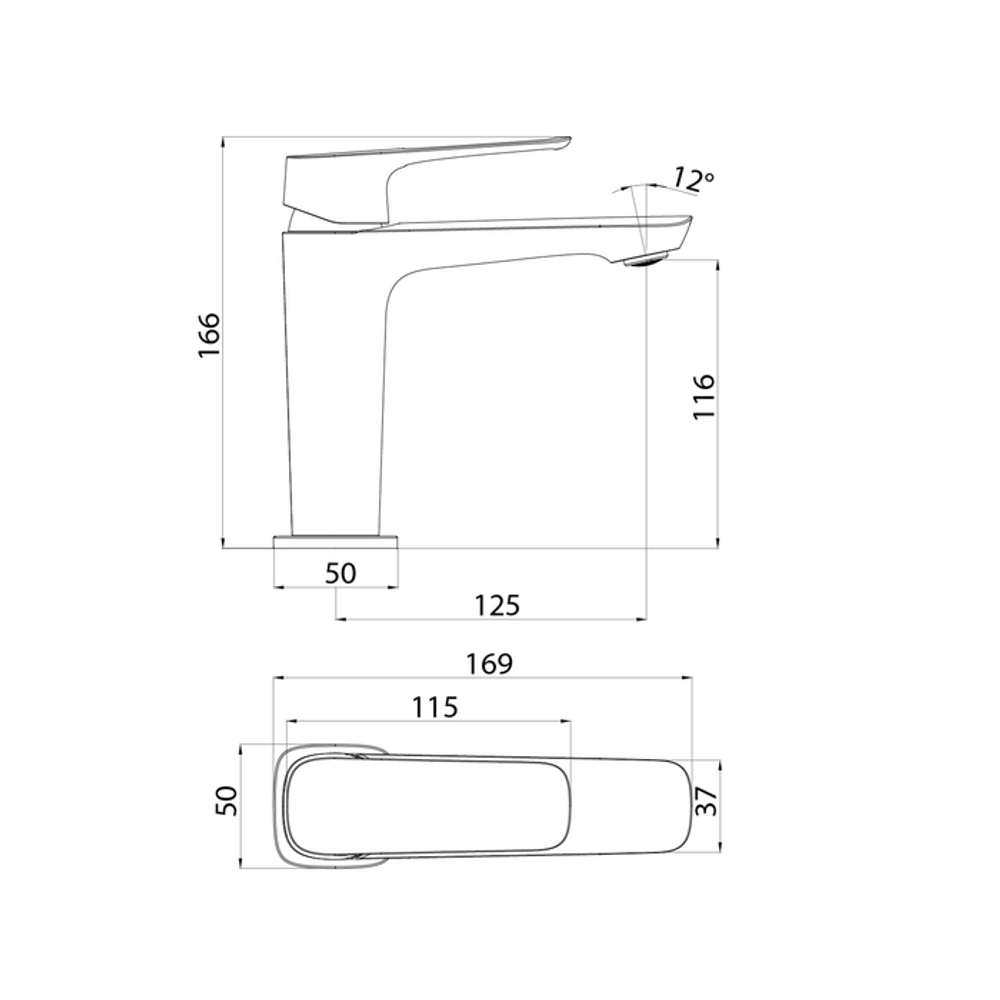Смеситель для умывальника IDDIS Sign (SIGSB00i01)