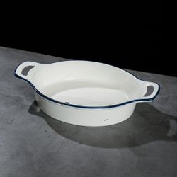 Блюдо овальное 33*20,8 см h5,9 см 1600 мл с ручками   P.L. Proff Cuisine [1]