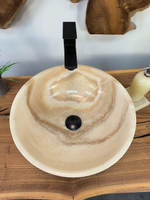 Раковина из оникса Bowl Natural BO-65737 40х40х15 из натурального камня