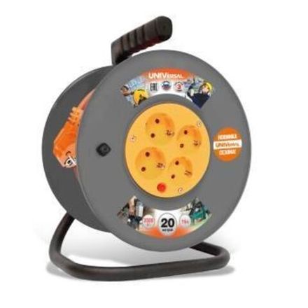 Удлинитель катушка "UNIVersal" ВЕМ-250 термо ПВС 3*1 4гн. з/к 30м