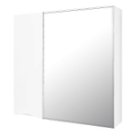 Зеркало-шкаф Loranto Santorini 70 700х140х700 левый, белый (CS00086969)