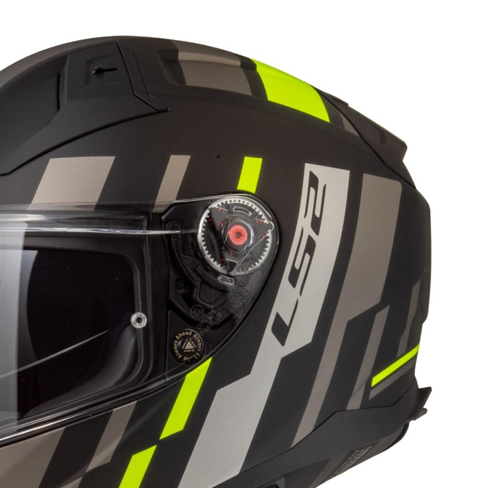 LS2 Мотошлем туринговый FF811 VECTOR II TRON матовый черно-желтый