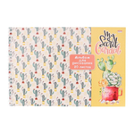 Альбом для рисования Проф-Пресс, формат А4, 20 листов, офсет, на гребне, серия "Кактусы в кружках"