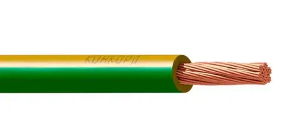 Провод ПуГВ 1*25 Ж/З (ПВ-3) ГОСТ (БАРАБАН) NKZ–A0U2Т11XN1S25L (ПуГВнг(А)-LS)