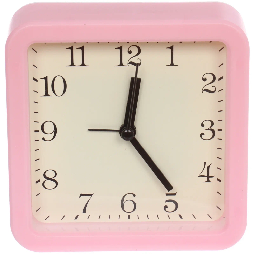 Будильник «Виола» 10,5*10,5*4см, микс цветов