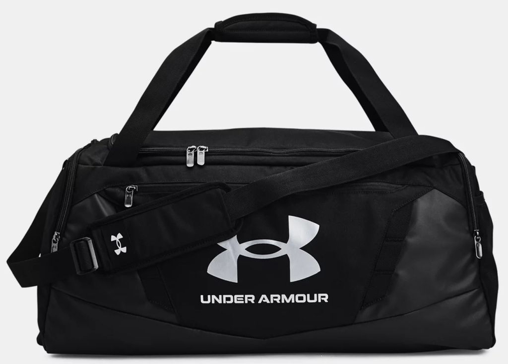 Сумка спортивная Under Armour Undeniable 5.0 Duffle Bag MD - black/metalic silver