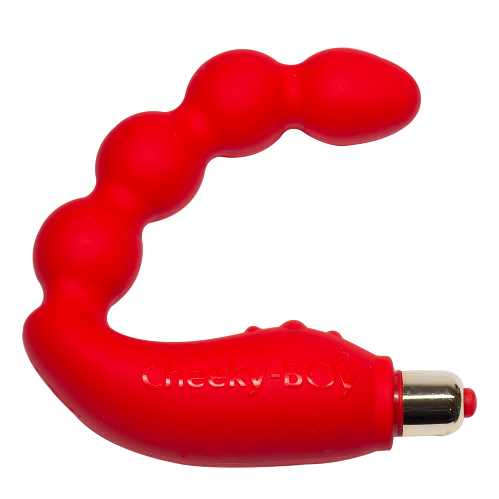 Вибростимулятор простаты и промежности Cheeky-Boy Red