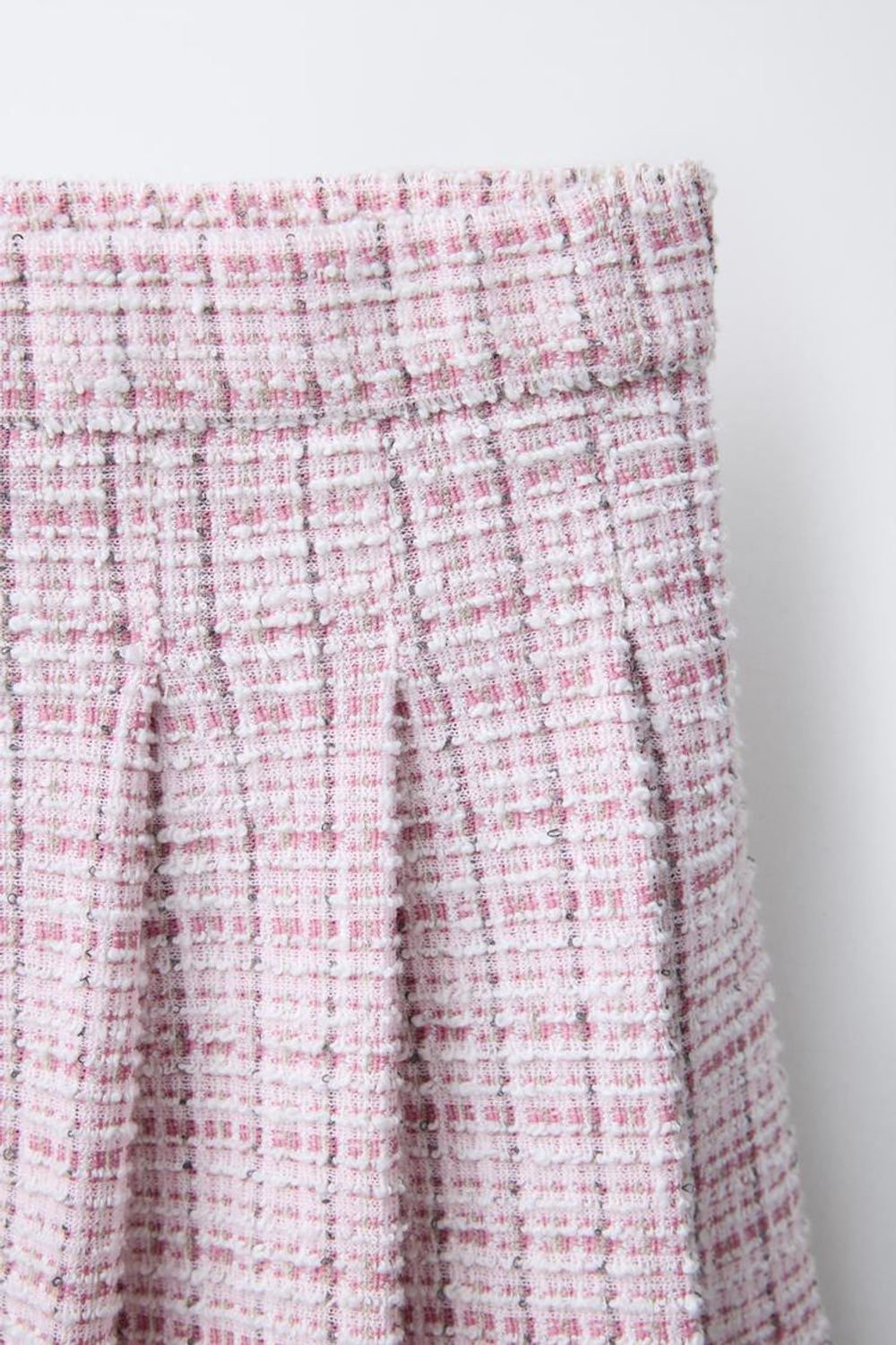 ZARA ЮБКА В СКЛАДКУ, РОЗОВЫЙ