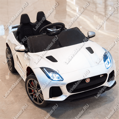 Детский электромобиль "Jaguar" белый