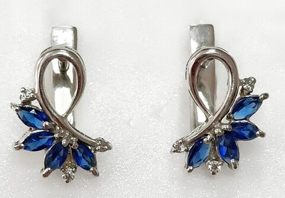 "Эстерелла" - серебряные серьги 925-й пробы