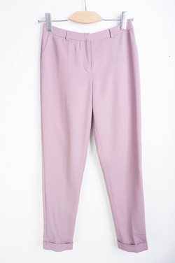 Брюки Черешня красивого оттенка, маркировка S, визуально 44 размер