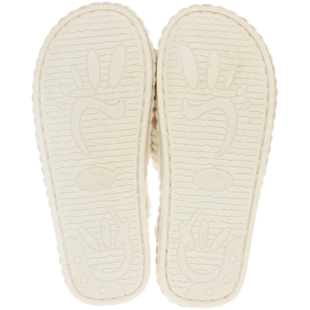 Тапочки женские домашние «COZY», цвет бежевый, р-р 38-39